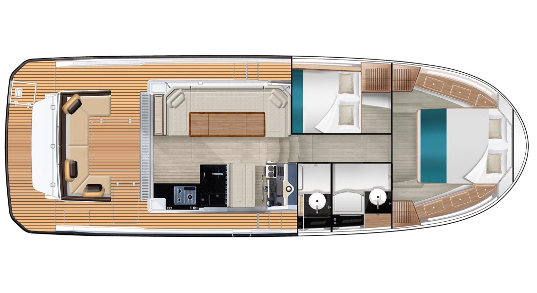 Delphia 11 FLylounge natante